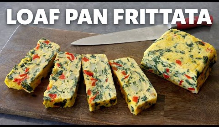 Loaf Pan Frittata (Baked Italian Omelet)