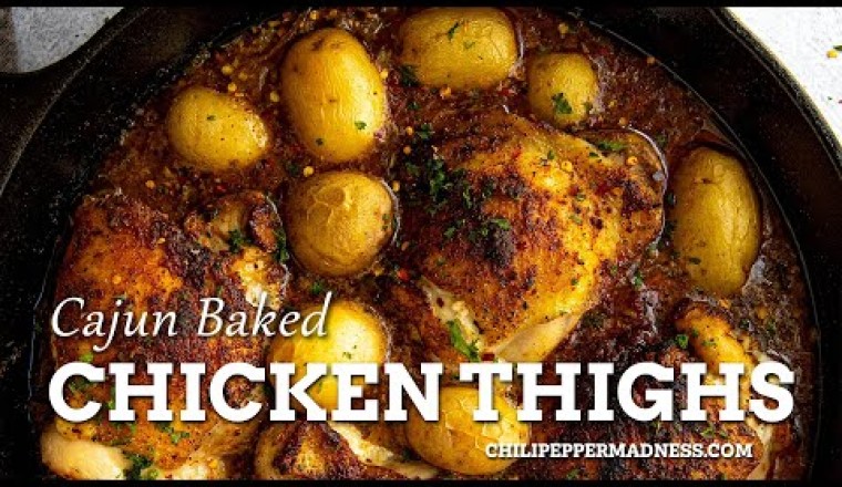 Cajun-Spiced Baked Chicken Thighs