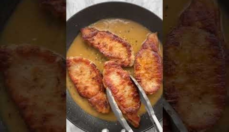 Rosemary Garlic Butter Pork Chops