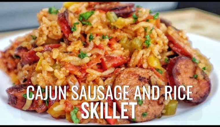 Cajun Sausage and Rice Skillet