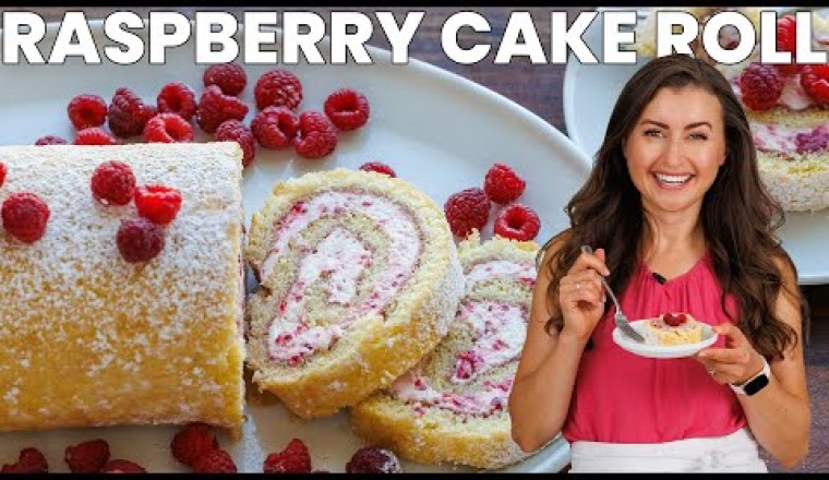 Easy Raspberry Swiss Roll