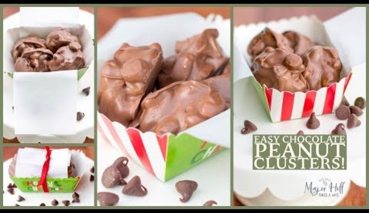 Triple Chocolate Peanut Clusters (Turtles)