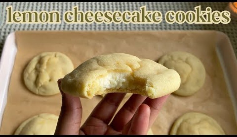 Lemon Cheesecake Filled Cookies