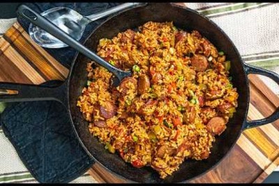 Easy One-Pot Sausage and Rice Skillet