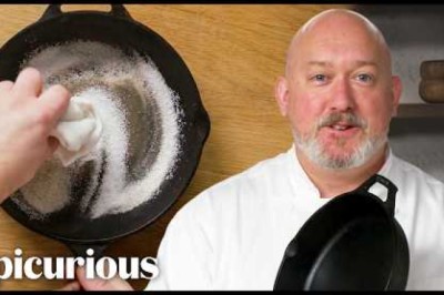 The Best Way To Clean and Season a Cast Iron Skillet