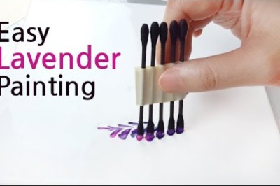Lavanda (Easy Lavender Painting)