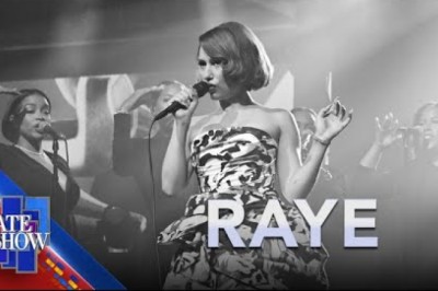 RAYE Performs Click Clack Symphony on The Late Show