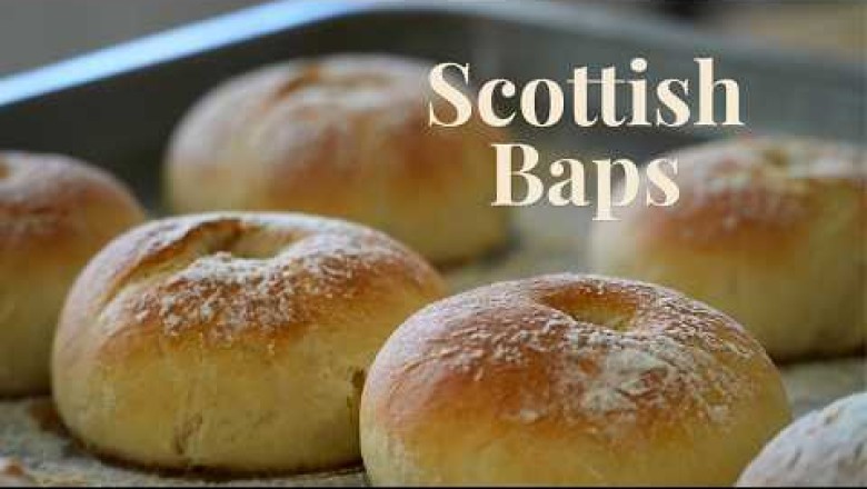 Scottish Baps (The Breakfast Rolls of Scotland)