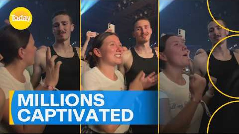 Woman goes viral signing for deaf partner at Alex Warren concert